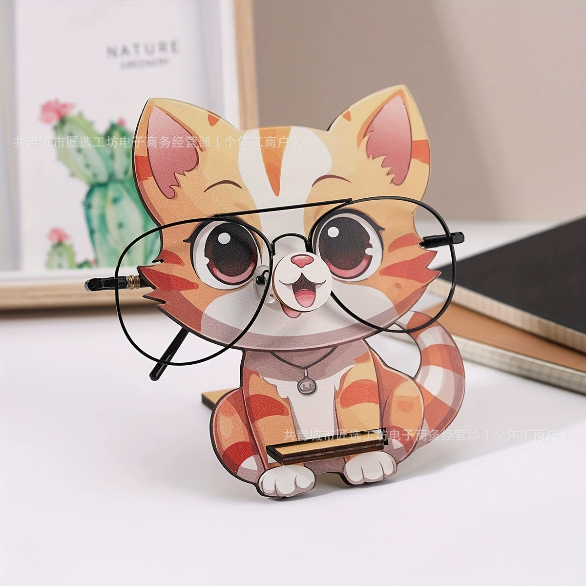 Деревянные очки, модная подставка, Amazon