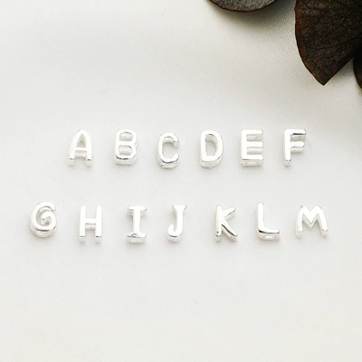 s925 silver beads 26 English, Zərgərlik ara hissələri
