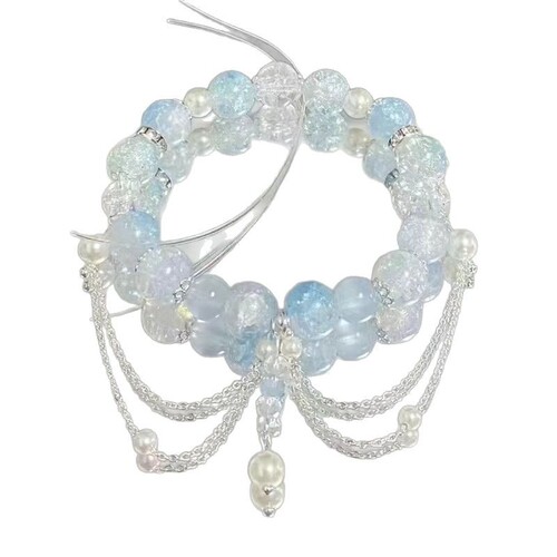 Wholesale Novelty Beaded Fringe Bracelet for Women - Unique Design, High Fashion, Personality, Non-Colliding Style, Versatile and Fashionable.
