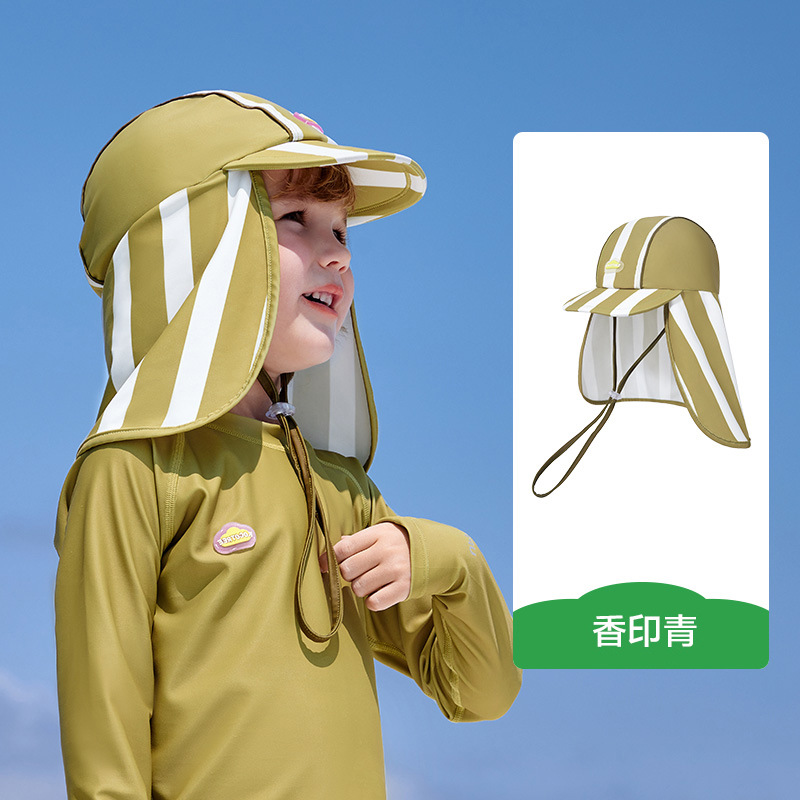 KK árbol sombrero de baño para niños bebés natación sombrero de protección solar de hilo original niñas y niños al aire libre gorra de playa manto gorra