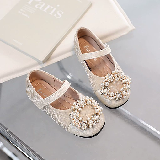 Однослойные туфли для девочек, туфли принцессы 2023, весна и осень, новые туфли-лодочки для маленьких девочек в западном стиле, Детские Подиумные туфли с мягкой подошвой в Корейском стиле