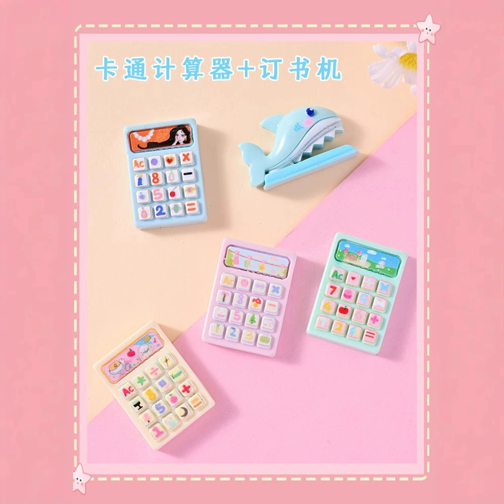 Миниатюрная сцена маленькая игрушка мини-компьютер мини-маленький школьный портфель