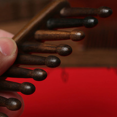 Bulk Golden Silk Green Sandalwood Double-Row Tooth Comb, Blue Sandalwood Utility Hair Comb with Double-Row Teeth, Wavy Hair Comb Made of Sandalwood