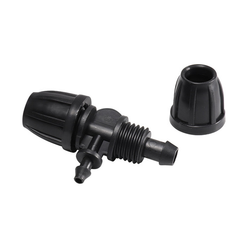 Micro-spray gardening 8/11 capillary to 4/7 reducing tee with hook-through locking reducing capillary joint does not fall off