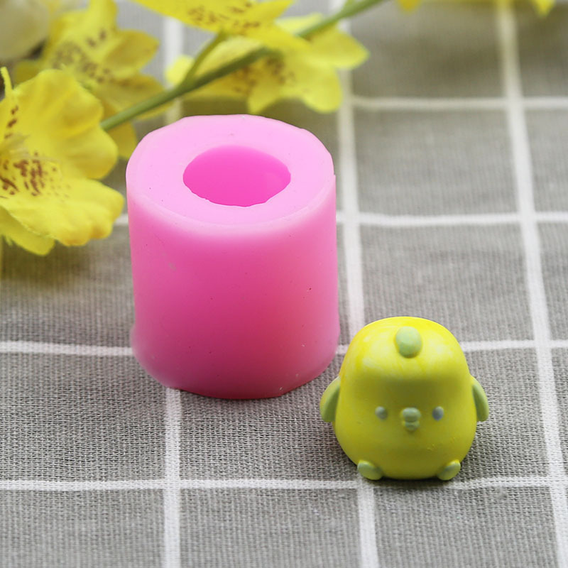 C1889 Chick Silicone Mold Cake Decoration Mold Chocolate Fondant Mold Baking Tools Clay