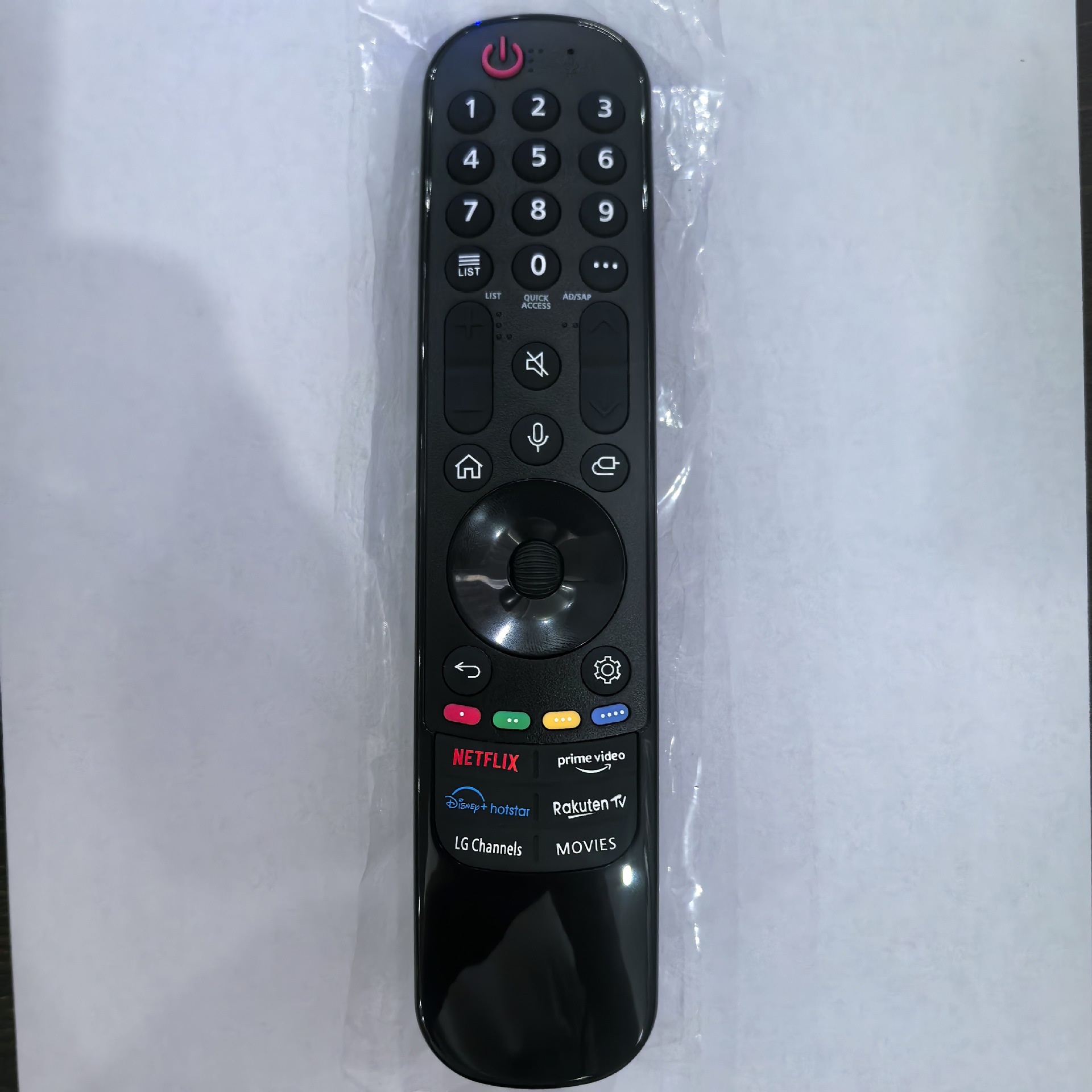鴻揚はLGテレビの音声リモコンAN-MR21GAを適用します。