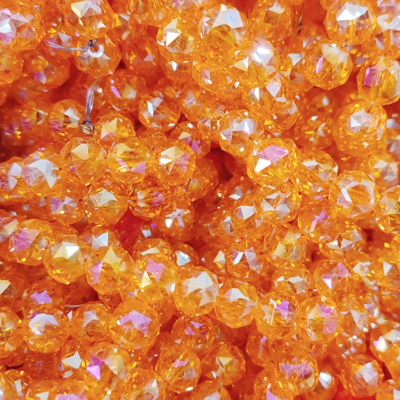 Mayorista 10mm cristal bola de flores galvanizado de alta temperatura abdiy bola de vidrio de colores pulseras collares pendientes accesorios de ropa