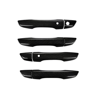 Other Automotive Exterior Supplies Civic Handle Fuel Tank Cover - all-inclusive-double-smart-handle-carbon-fiber-pattern
