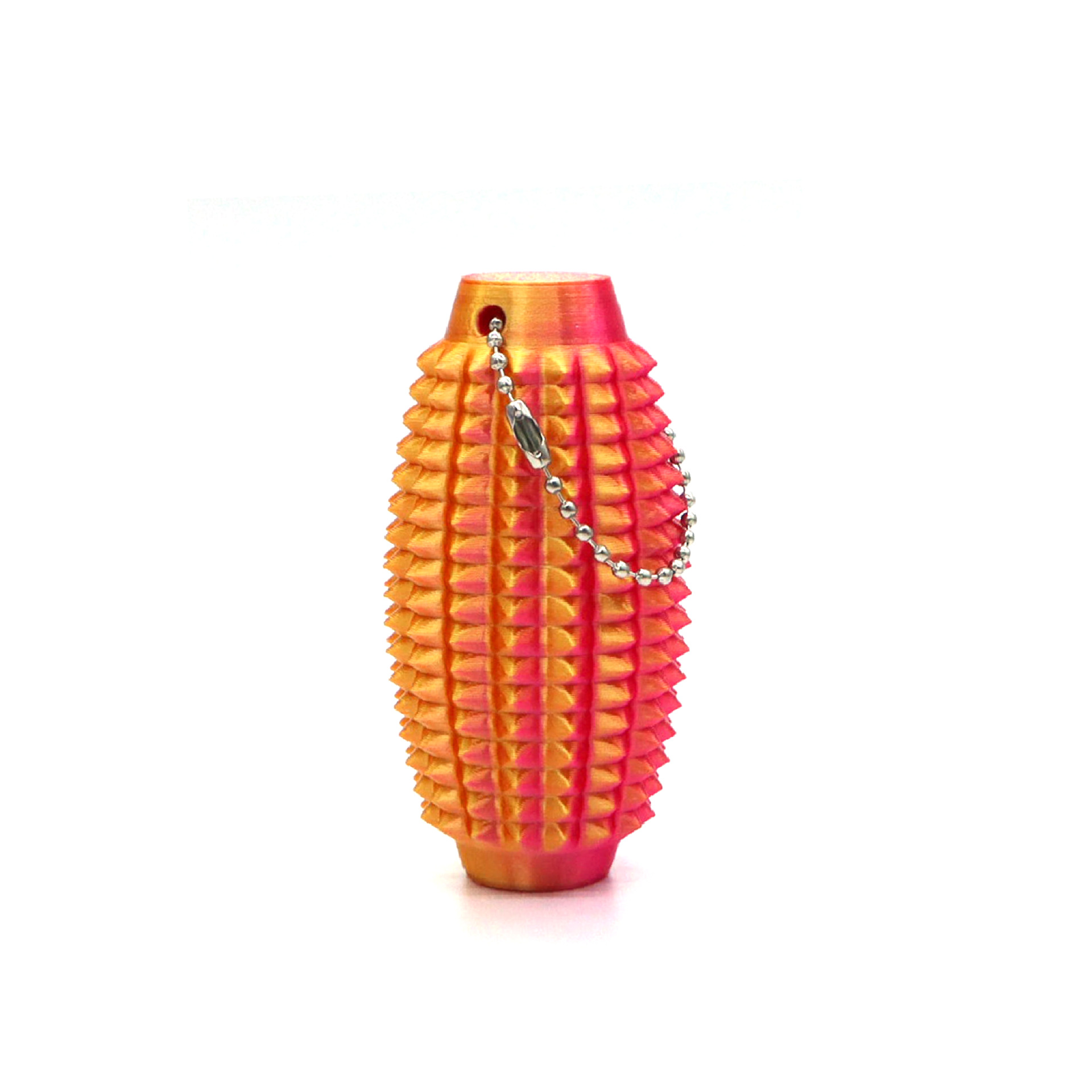 뚱뚱한 손 감압 마사지기 - 열쇠고리/레드 골드 그라데이션 포함