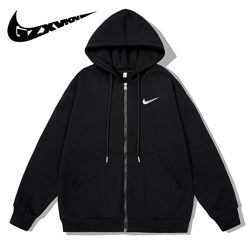 Men's Spring and Autumn Zip-Up Cardigan Washed Hooded Sweatshirt Casual Sports Jacket Sweatshirt Jacket Unisex Trendy Men's Spring and Autumn Zip-Up Cardigan Washed Hooded Sweatshirt Casual Sports Jacket Sweatshirt Jacket Unisex Trendy