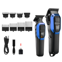 跨境爆款理发剪套装发廊家用专业电推剪充电理发器HAIR CLIPPER
