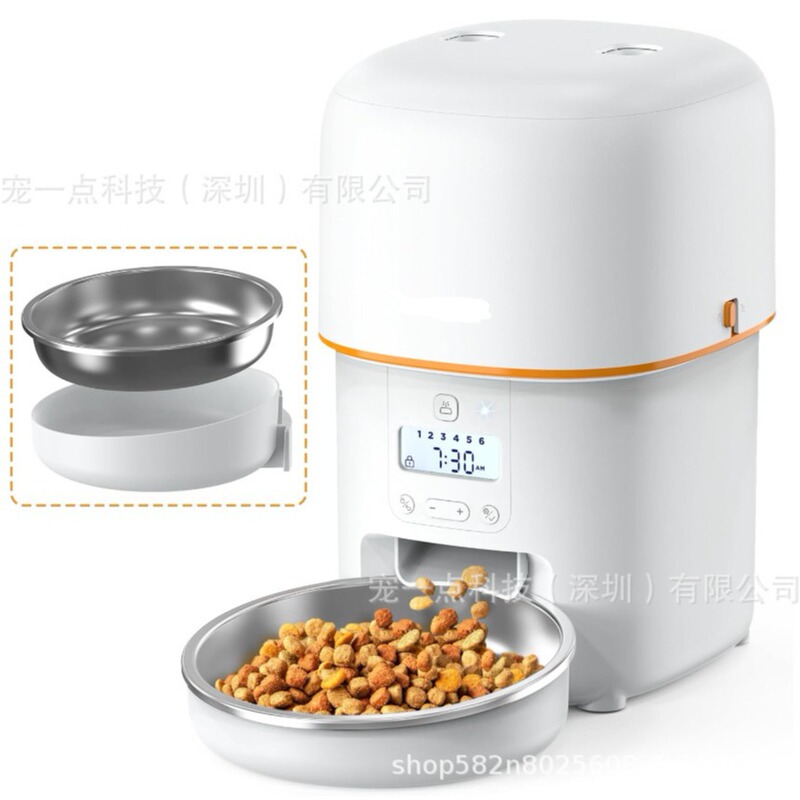 Amazon hot 2L 4L pet feeder automatic feeder timing quantitative Pet Smart feeder
