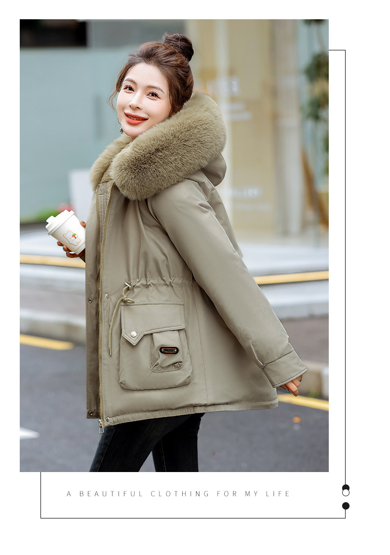 The petite faction overcomes the challenge of women's padded clothing in winter 2024, with new waist cinching slimming_voghion.com