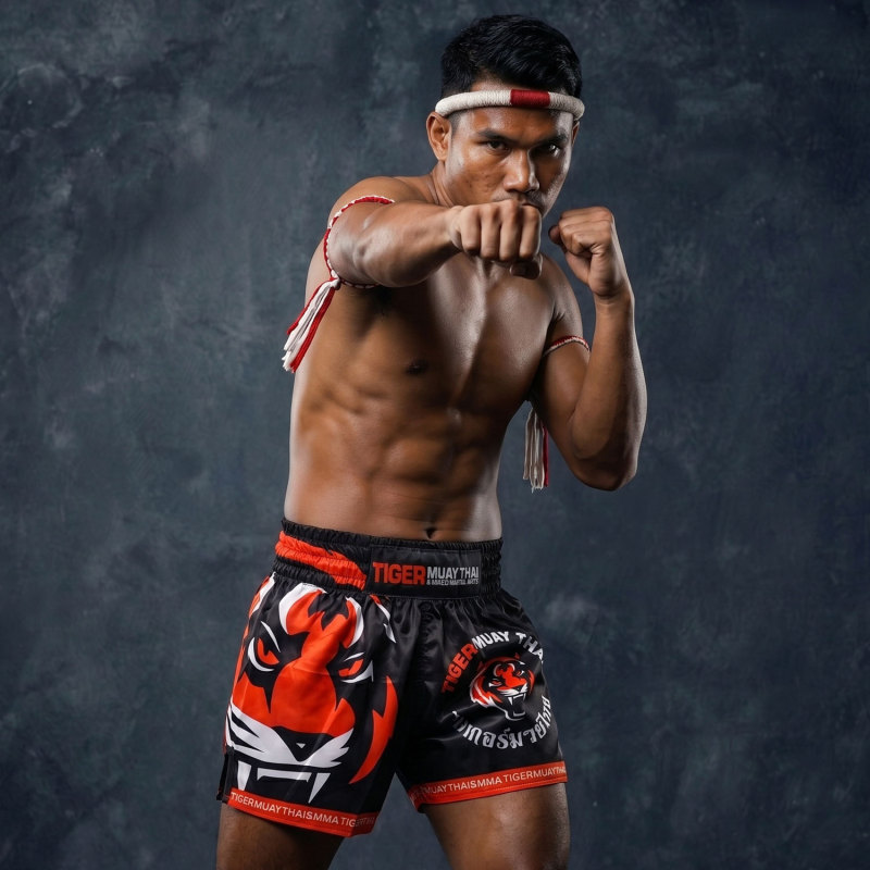 Mma Tiger Fighting Sports Fitness Muay Thai Shorts Ufc Comprehensive Professional Fighting Training Sanda Martial Arts Men and Women