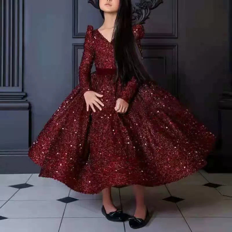 Белые ногти с sequins, маленький костюм принцессы, юбка с бантом для девочек, вечернее платье, новая коллекция, Aliexpress, юбка-туалет, подарок на день рождения