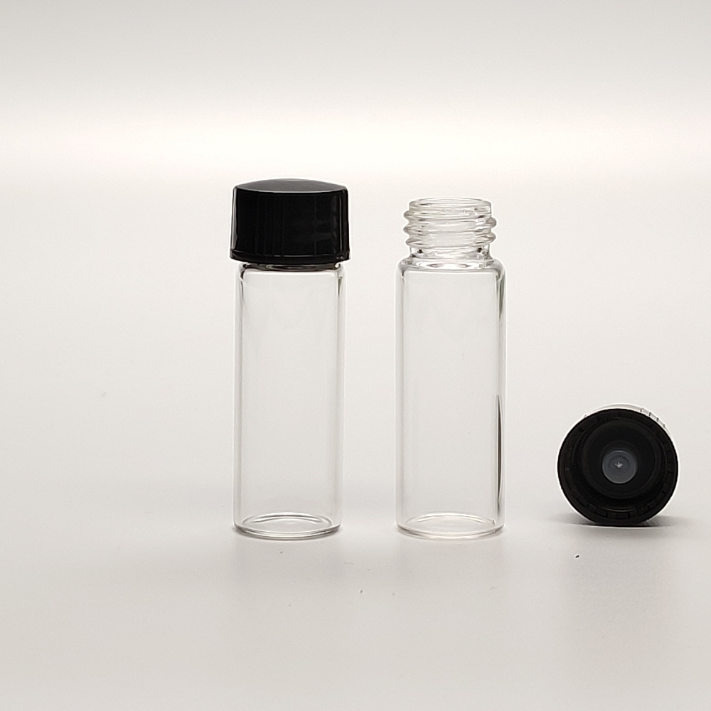 【】1ml2ml3ml4ml5ml10ml螺纹玻璃瓶含塑料盖分装瓶硼硅酸盐玻璃