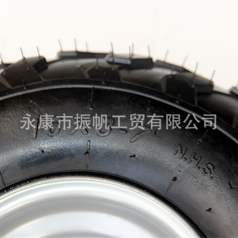 Four-Wheel Atv Go-Kart Accessories 7inch Off-Road Tires 16X8-7 Vacuum Tires Plus 3-Hole Iron Wheels