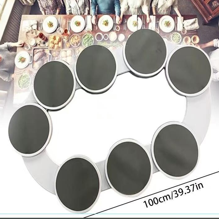 Cross-Border Popular Rotating Dinner Plate Tray Lazy Susan Revolution Dining Table Tabletop Rotating Storage Rack