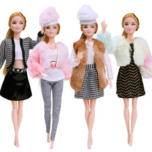 25款可选批发30cm洋娃娃衣服毛衣外套帽子套装外贸时装裙子满包邮