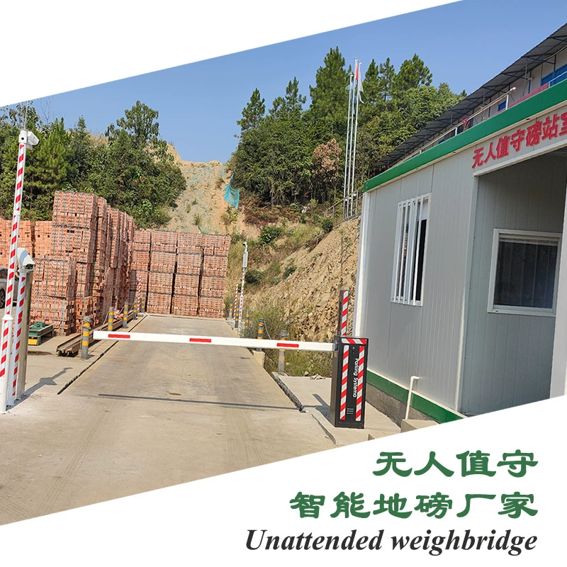 2023 Неуправляемая интеллектуальная Строительная площадка для весов с двусторонним распознаванием номерных знаков 16 м 100 тонн Фабрика