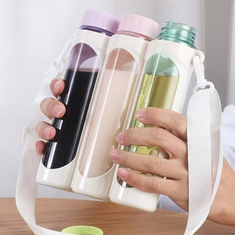 Directly Sold By Manufacturer, The Direct Drinking Water Can Be Worn Crossbody Strap, A Creative Plastic Cup Of Top Quality With Three_voghion.com