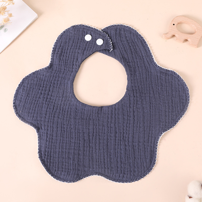 네이비 타액 타월 5 층 두껍게