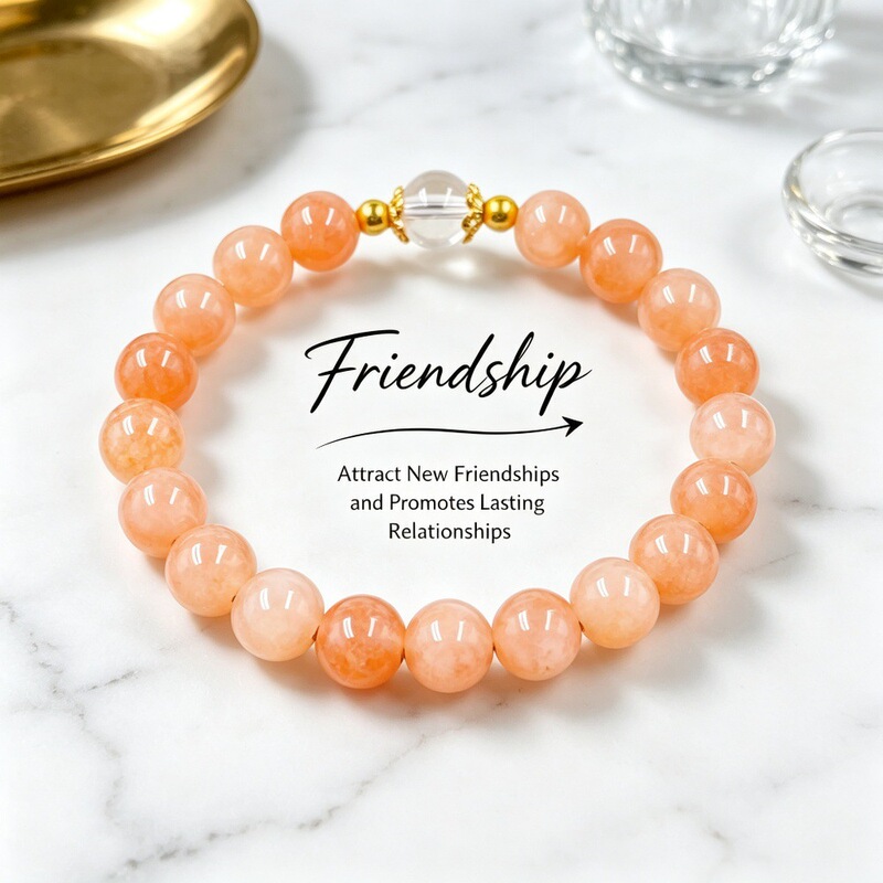 Temu Xiyin TK cross-border best-selling bracelet, featuring pink chalcedony, designed to foster friendship, attract new friends, and promote lasting relationships with a fresh and appealing aesthetic Temu Xiyin TK cross-border best-selling bracelet, featuring pink chalcedony, designed to foster friendship, attract new friends, and promote lasting relationships with a fresh and appealing aesthetic