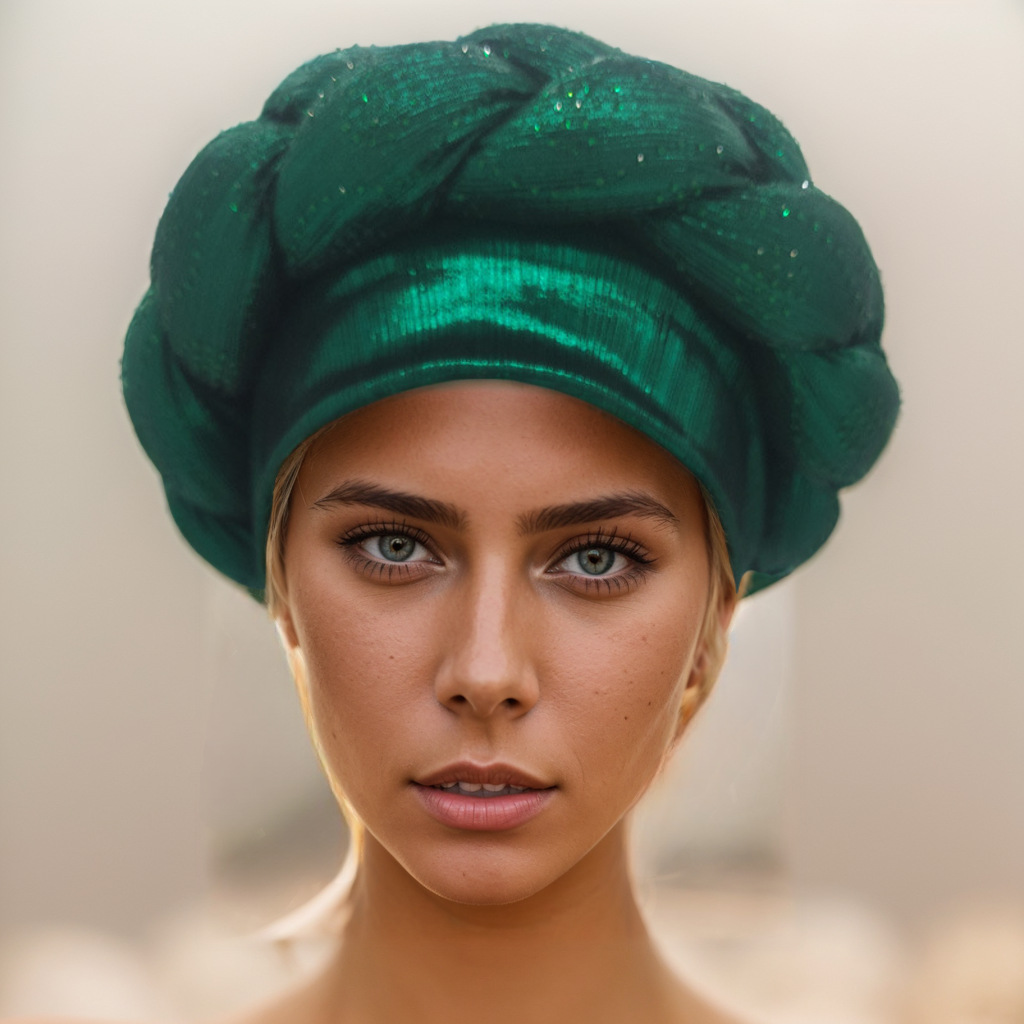 Turban hijab musulmano alla moda con treccia e strass_voghion.com