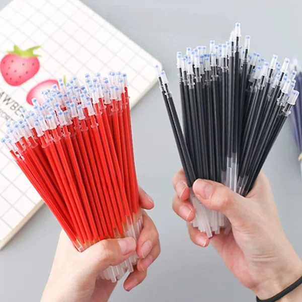 0.5mm bullet gel pen refill full needle tube 0.38mm refill gel pen universal refill factory wholesale