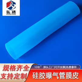 实力工厂大口径 硅胶管 硅胶曝气管软管薄壁硅胶管曝气膜免费拿样