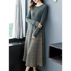 女式针织衫;毛衣;连衣裙