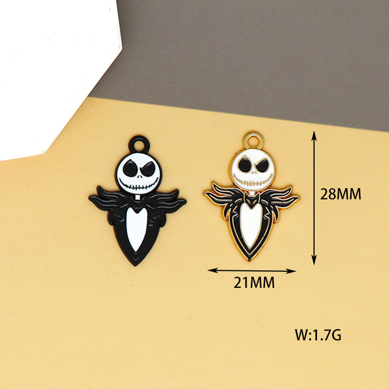 25g Weight Pendant Jewelry Making Type 16*30mm, 19 * 21mm, 20 * 23mm Jewelry Making Size DIY Jewelry Accessories Classification 10 PCS/Package Quantity Alloy Material Halloween Festival Pumpkin, Bow Knot, Skull Pattern Enamel Design Cool Style, IG Style Style 10 PCS/Package 16*30mm 19 * 21mm 20 * 23mm Alloy Pumpkin Bow Knot Skull Pendant 17