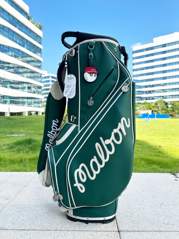 韓国 Malbon ゴルフバッグ PU 新しい防水軽量クラブバッグ男性と女性のクロスボディブラケットボールバッグメーカー|undefined