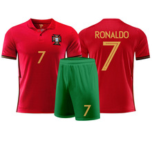 20-21葡萄牙球衣主客場7號C羅比賽運動印號訓練服足球服套裝男