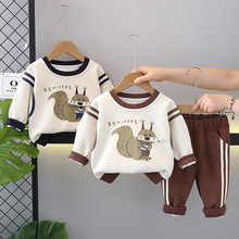 男童春秋装两件套新款帅气儿童春秋季卫衣套装宝宝洋气衣服潮代发