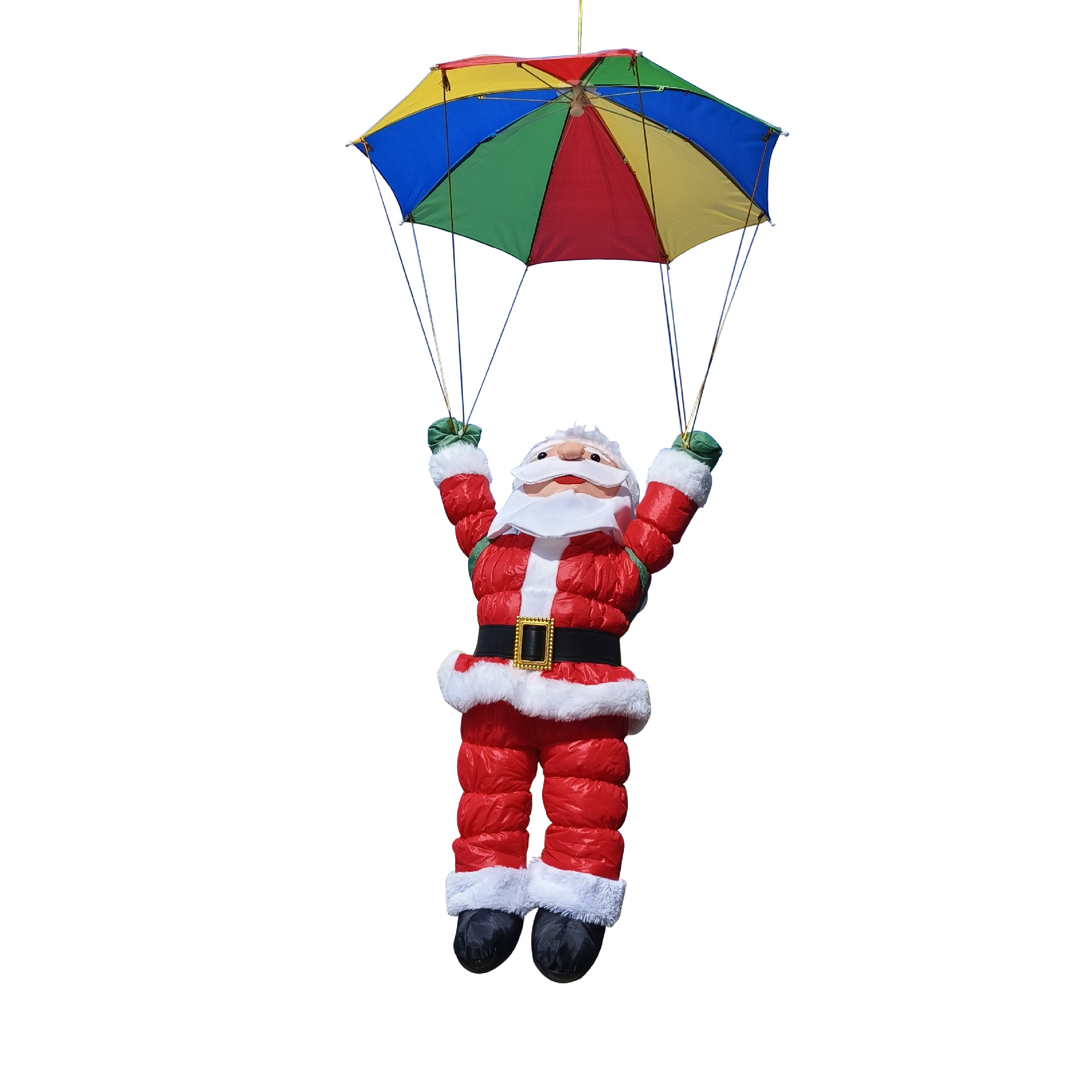 Paracaídas de Santa Claus transfronterizos paracaídas paracaídas de Santa Claus decoraciones navideñas paracaídas muñecas decoraciones regalo