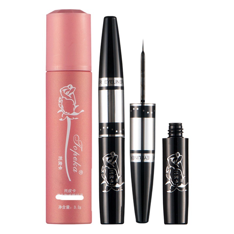Topeka Eyeliner, Customizable Liquid Eyeliner, Not Easy to Smudge, Wholesale Cross-Border Domestic Makeup, Golden Texture