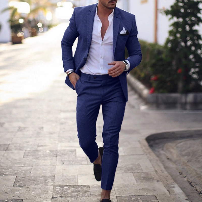 Foreign Trade Men's Clothing Spring and Autumn New Arrivals, Casual Business Blazers, Men's Plus-Size British-Style Suits Foreign Trade Men's Clothing Spring and Autumn New Arrivals, Casual Business Blazers, Men's Plus-Size British-Style Suits