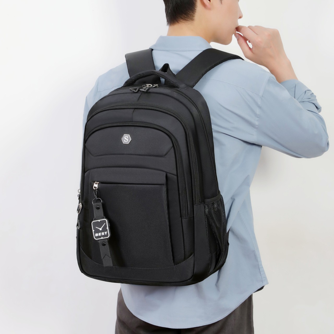 Mochila transfronteriza mochila de gran capacidad para estudiantes de secundaria mochila de viaje al aire libre de moda bolsa de computadora para estudiantes universitarios
