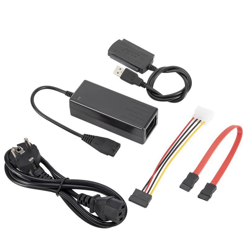 [Заводская поставка USB TO IDE/SATA компьютерный жесткий диск USB в последовательный/порто IDE тройной с питанием]