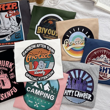 24新品秋季男童潮童T恤街头风印花长袖T恤中小童宝宝纯棉上衣T恤