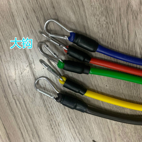 Tensile device tension belt set multi-functional door exercise 11-piece combination fitness tension rope set