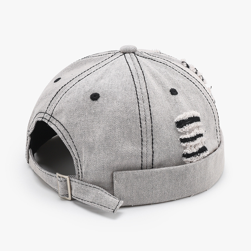 Gorro docker verano hombre gorra marinera perforada street style_voghion.com