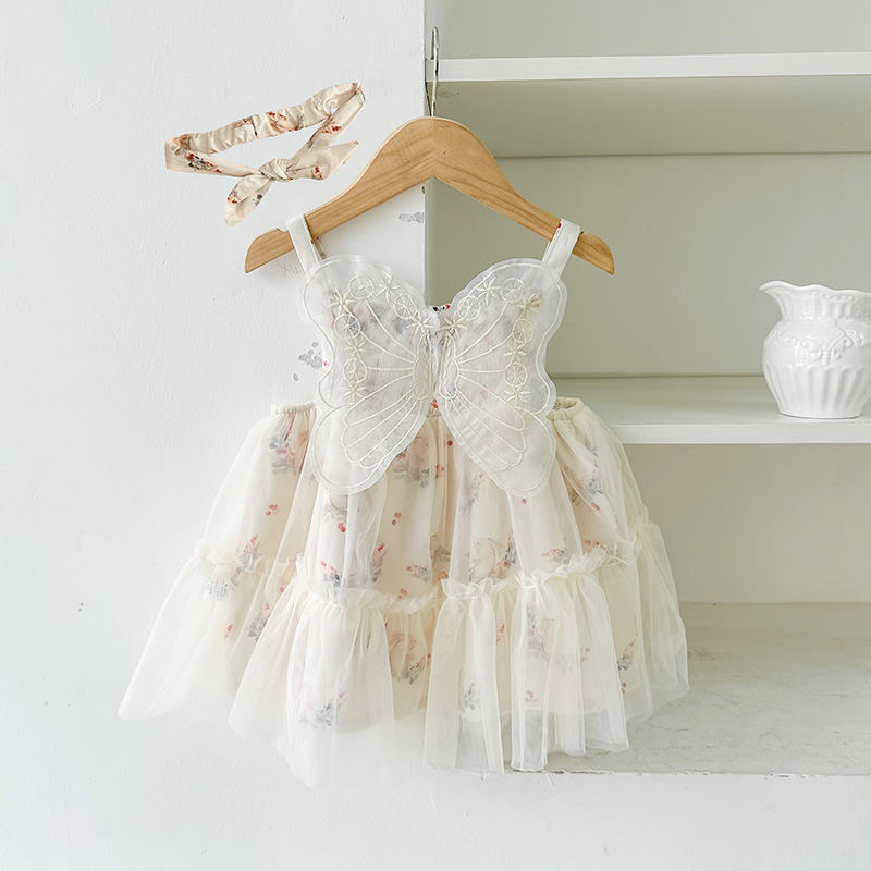 Bebé del mono Bebé Ropa de verano delgada princesa recién nacida un mes cien días bolsa pedo vestido