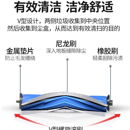 Compatible with Ecovacs T30 PRO/MAX robot vacuum: main roller brush, filter, mop cloth, cleaning solution, and dust bag