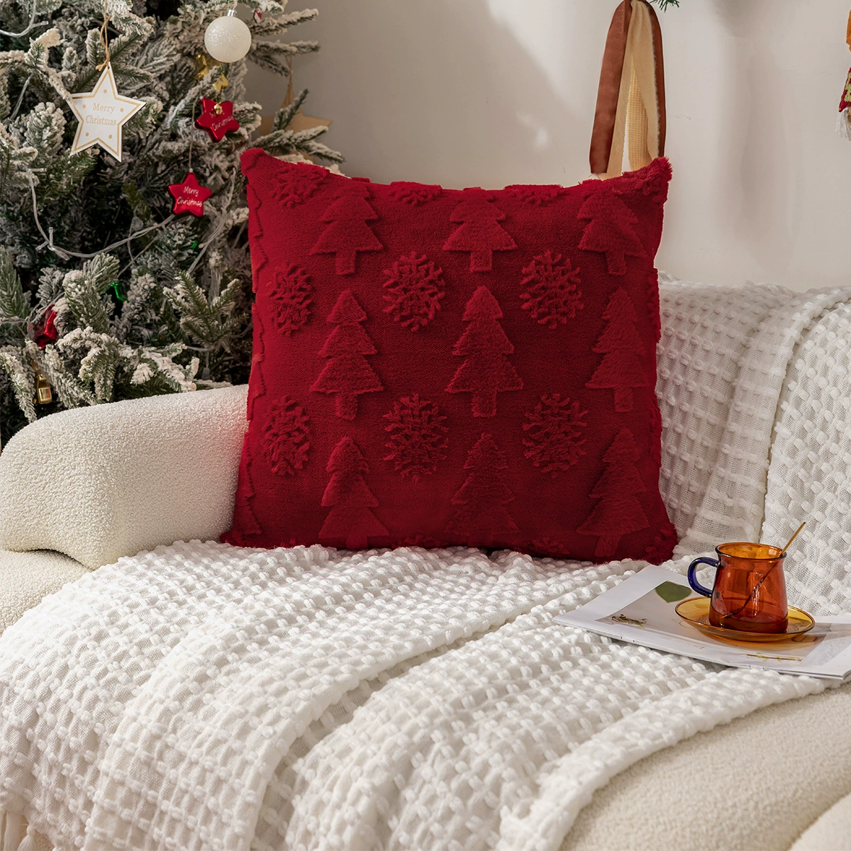 Cross-border trading), pillow, pillowcase, Amazon, with snowflakes, (Physicals