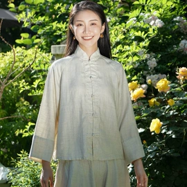 上衣;唐装套装;大码休闲裤