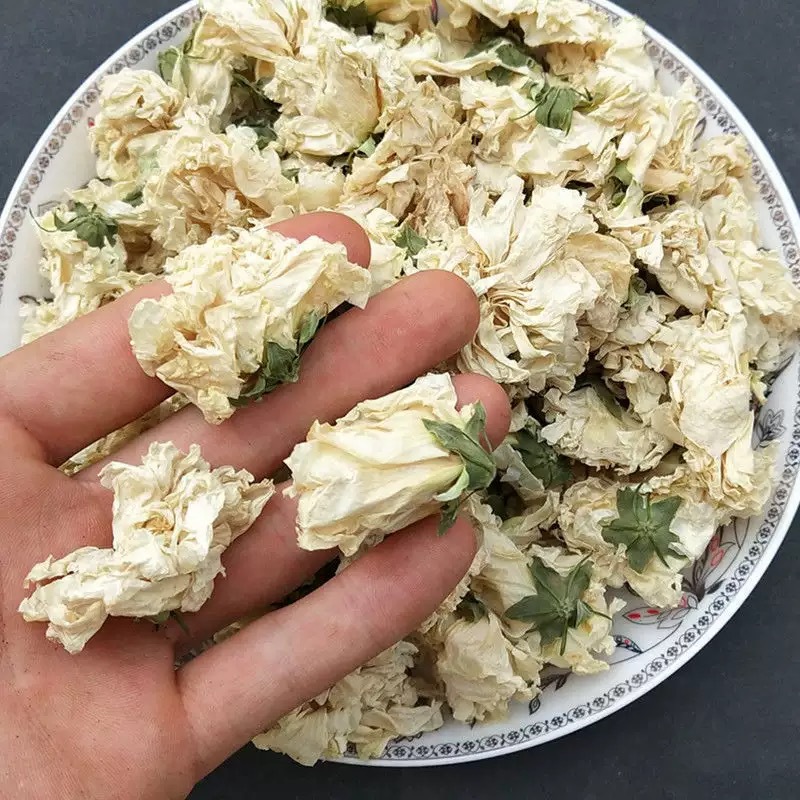 White Hibiscus Flower (Hibiscus syriacus) — Dried Herbal Tea & Wellness Botanicals 500g specifications