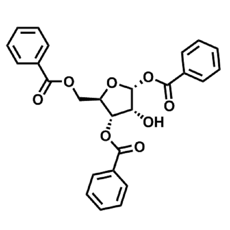 1,3,5-三苯甲酰基-alpha-D-呋喃核糖  CAS:22224-41-5  98%  现货