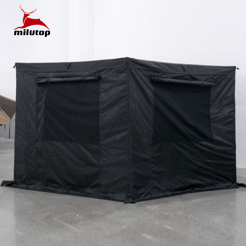Mystery Deer Directo Factory Paño en forma de abanico de 270 grados Carpa lateral de coche de 270 grados Toldo de carpa en forma de abanico de 270 grados